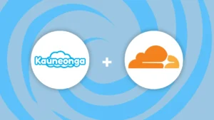 Kauneonga and Cloudflare partnership